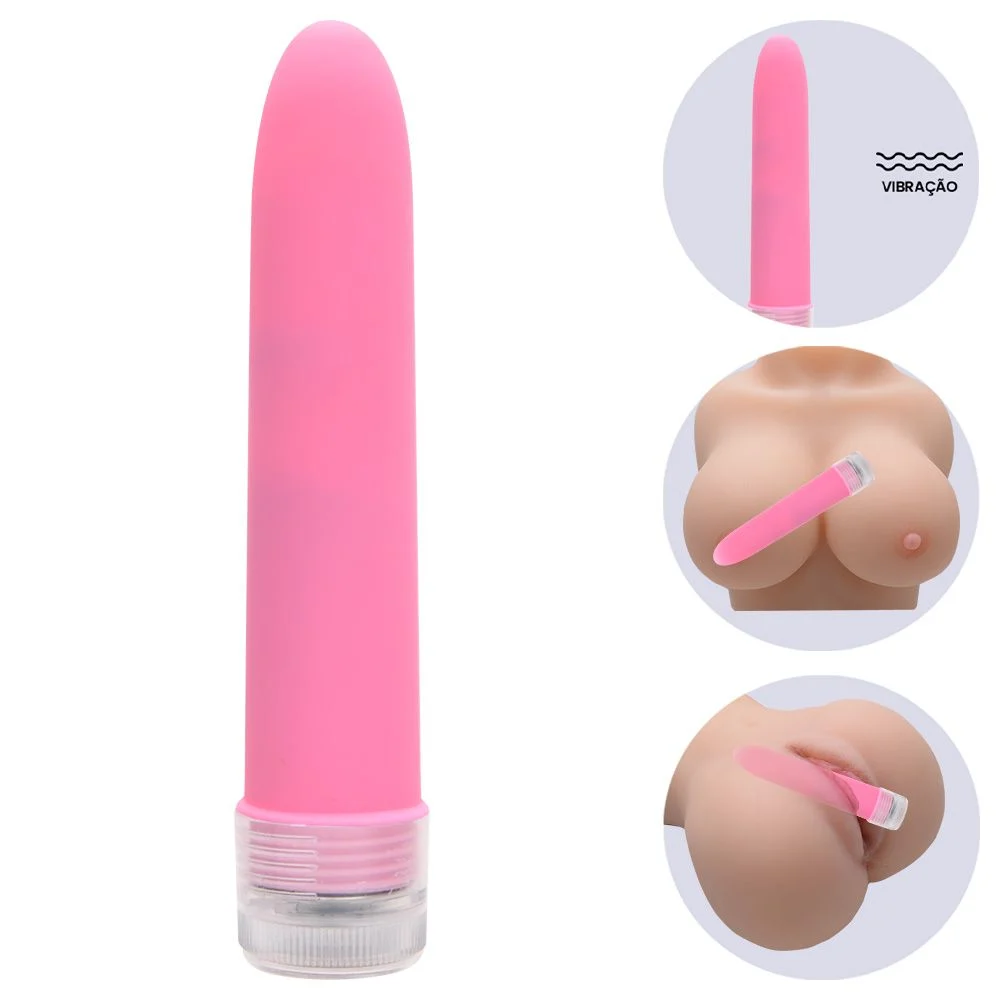 Vibrador Personal Toque Aveludado 13 X 2,5Cm (PS006) ROSA — foto 1