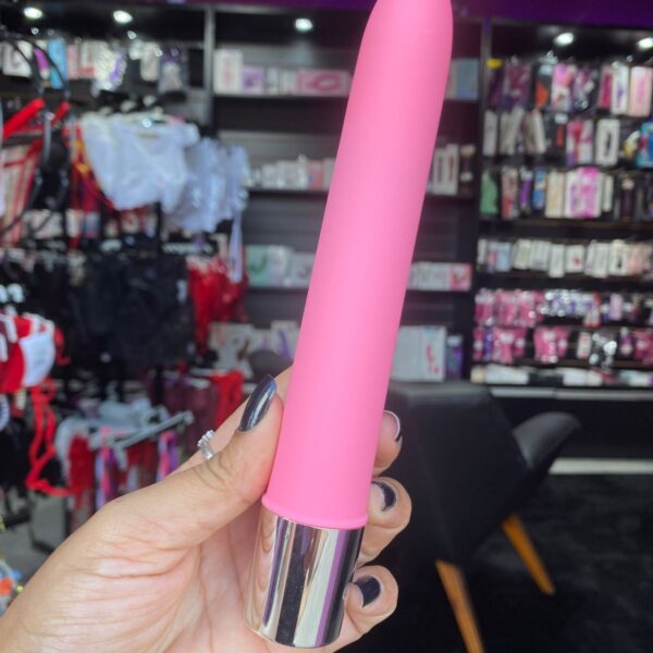 Juliano -Vibrador Personal Com 10 Vibrações Aveludado 17CM (PS007C) pilha