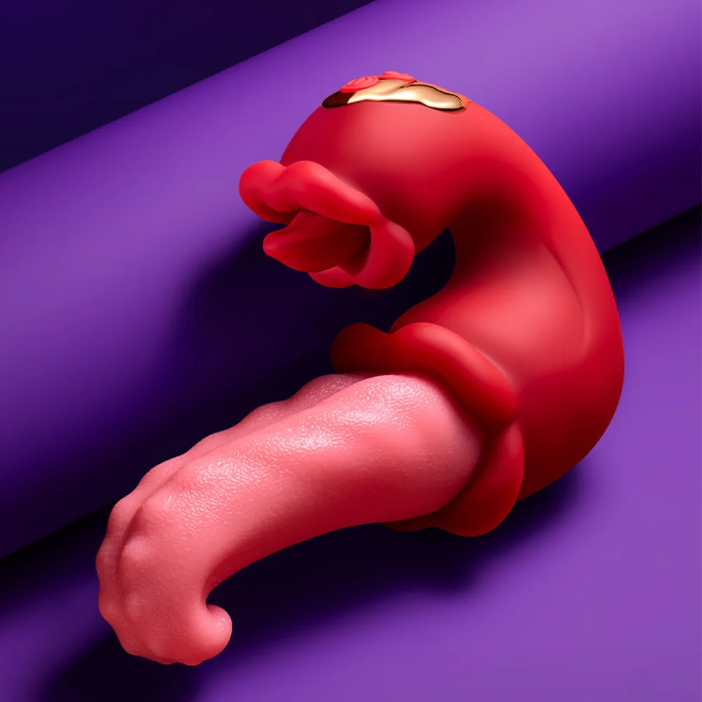 La Lingueta -vibrador clitoriano em formato de língua e boca 360°- 9 intensidades (8793) — foto 2