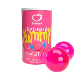 Yummy Bolinha Beijável Térmica (chiclete hot) com 2 Unidades de 2g Sexy Fantasy