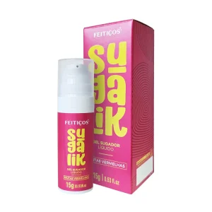 Sugalik - Sugador Líquido - Sabor Frutas Vermelhas - 15g - Feitiços Aromáticos