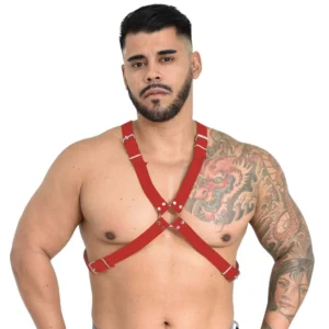 Arreio Harness Sensual Malik Êxtase (214) vermelho