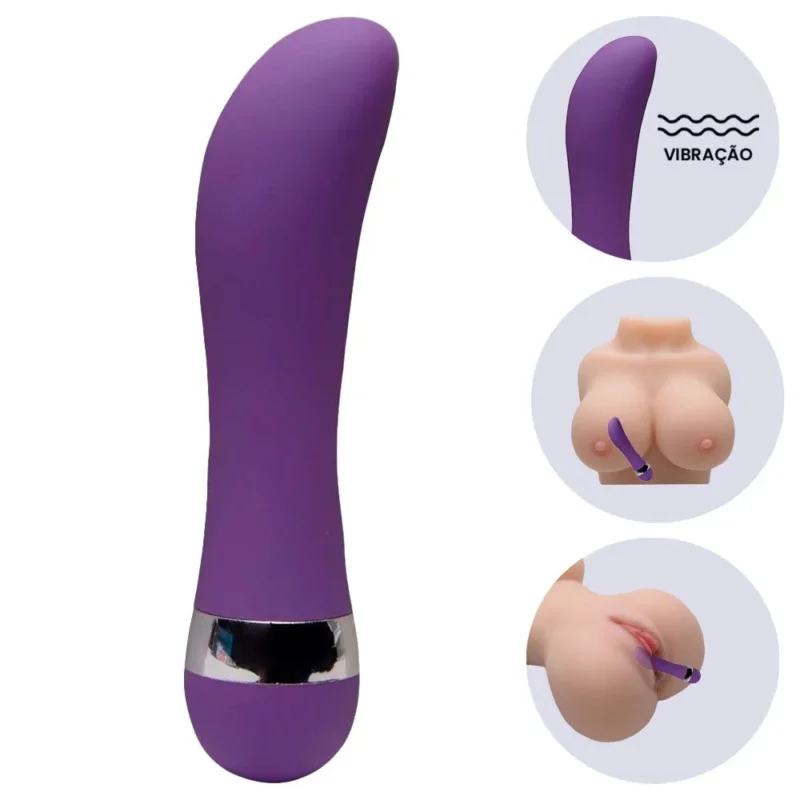 Ryan -VIBRADOR PONTO G MULTIVELOCIDADE (PS005E) pilha