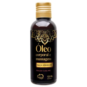 Óleo Corporal Para Massagem 120Ml (MAÇÃ VERMELHA) Sensual Love