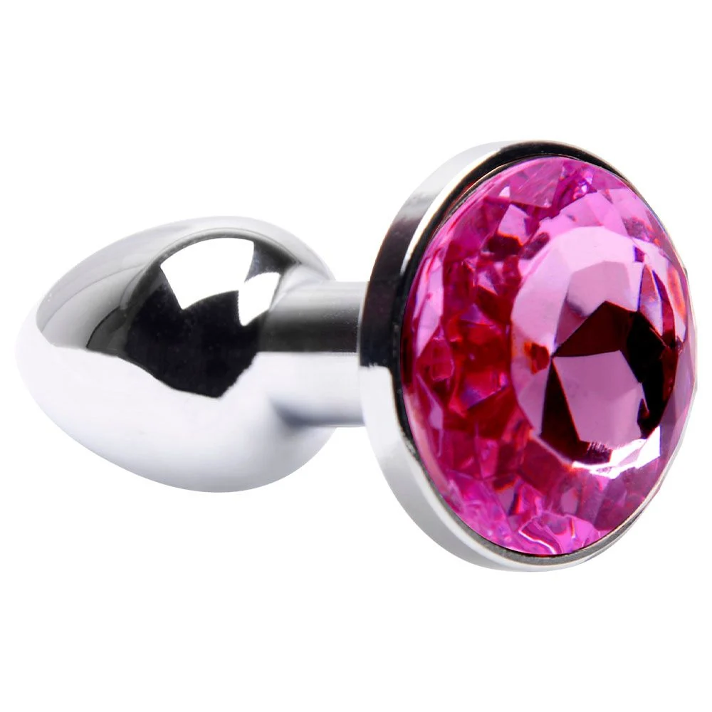 PLUG ANAL bem pequeno COM JOIA redonda tamanho – pp (PL000A) PINK — foto 1