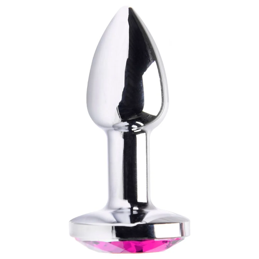 PLUG ANAL bem pequeno COM JOIA redonda tamanho – pp (PL000A) PINK — foto 3