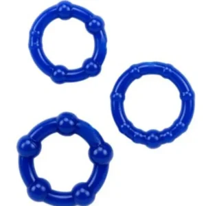 Kit Anel Peniano Retardador de Ereção (LB6042)  Azul