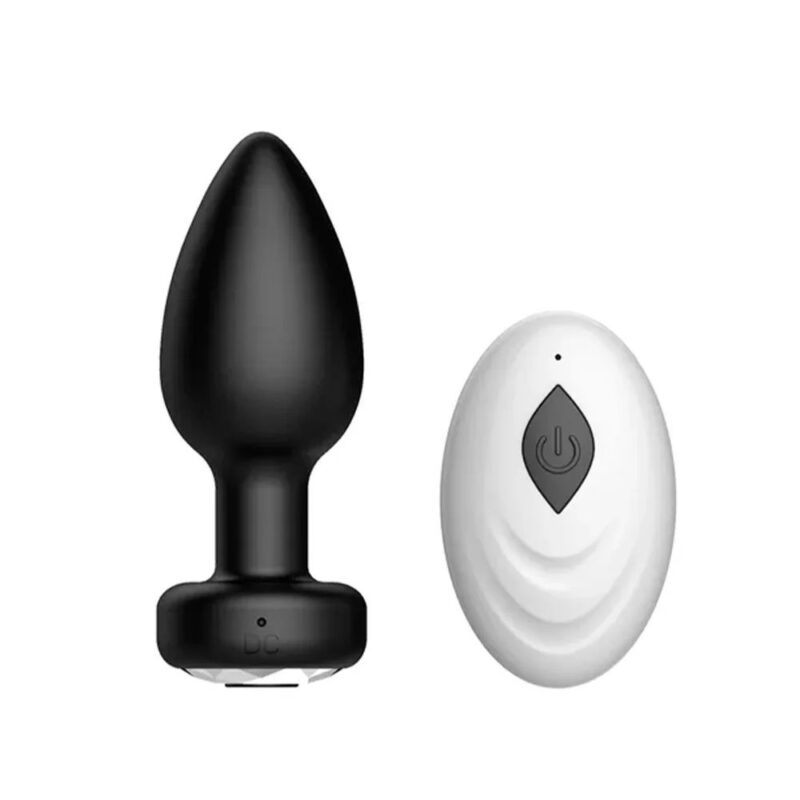 Plug Anal com vibração e controle remoto (DB034) recarregável