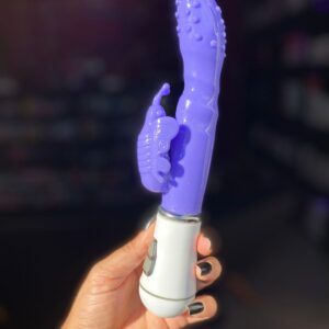 Butterfly -Vibrador ponto g com estimulo no clitóris- 10 intensidades (57) Roxo
