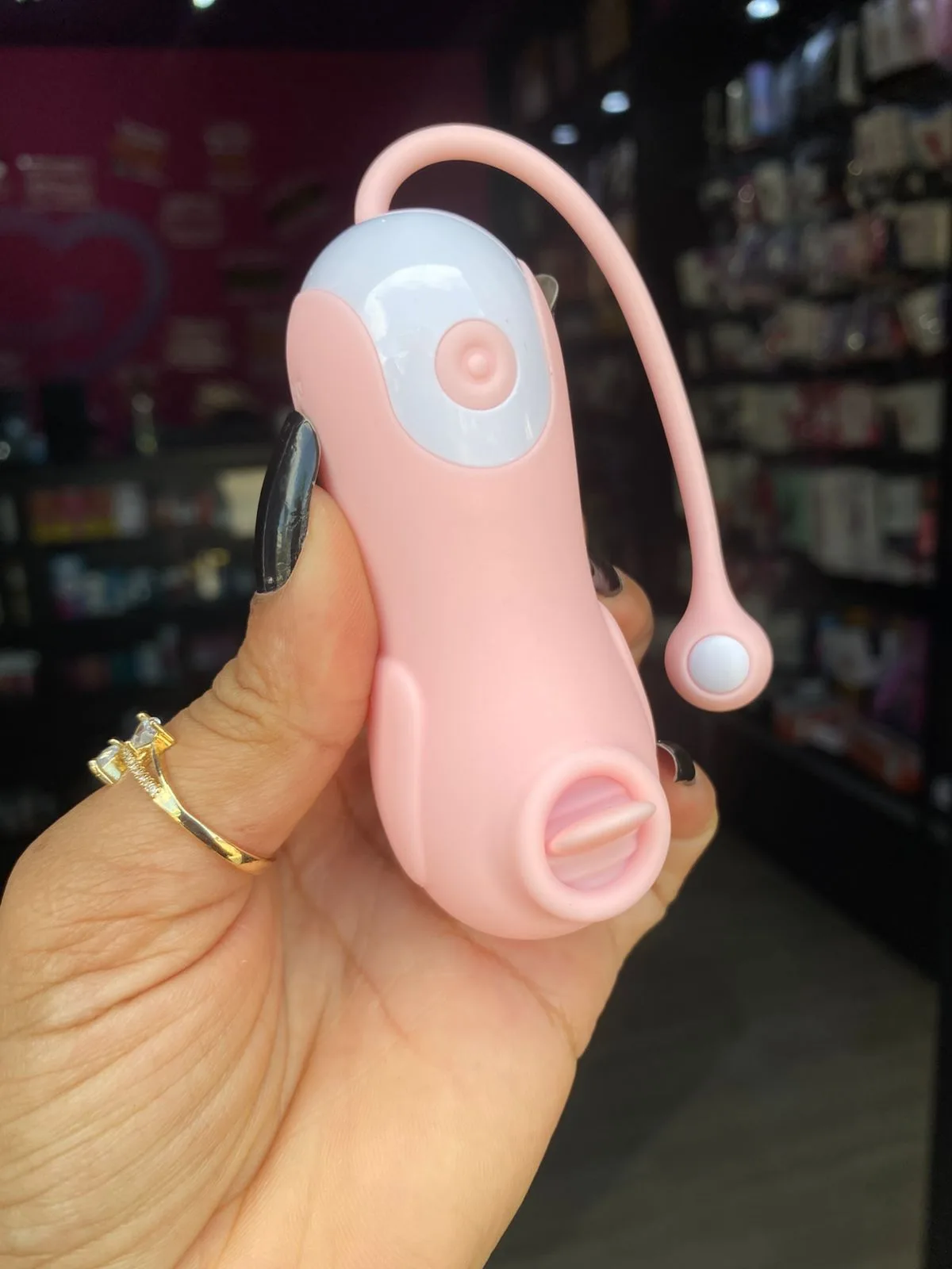 Cápsula vibratória em formato de cachorro 10 intensidades (1503) Recarregável