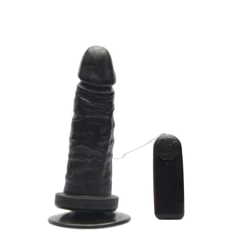 Neilson -PÊNIS COM VIBRAÇÃO E VENTOSA 14,8 X 4,0CM (G6CCVBL) PRETO