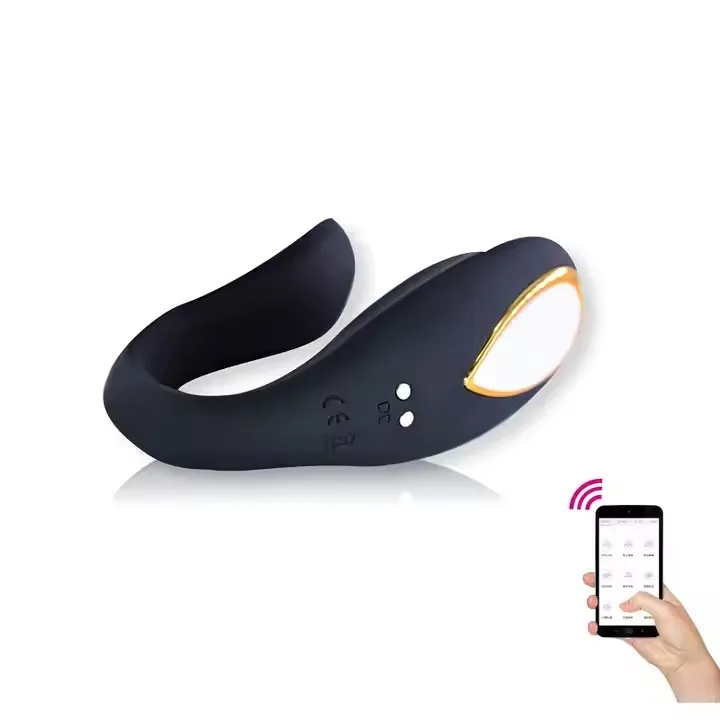 vibrador de casal -por aplicativo de celular com 9 intensidades (1602) recarregável