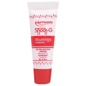 Shock-G Gel Eletrizante 8G (morango) La Pimienta