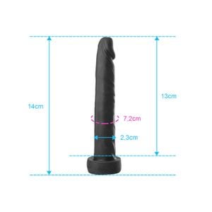 Escritor 14cm x 2,3cm com Glande Definida – Mr. Dick — foto 2