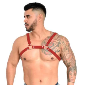 Arreio Harness Sensual Isaac (211) vermelho