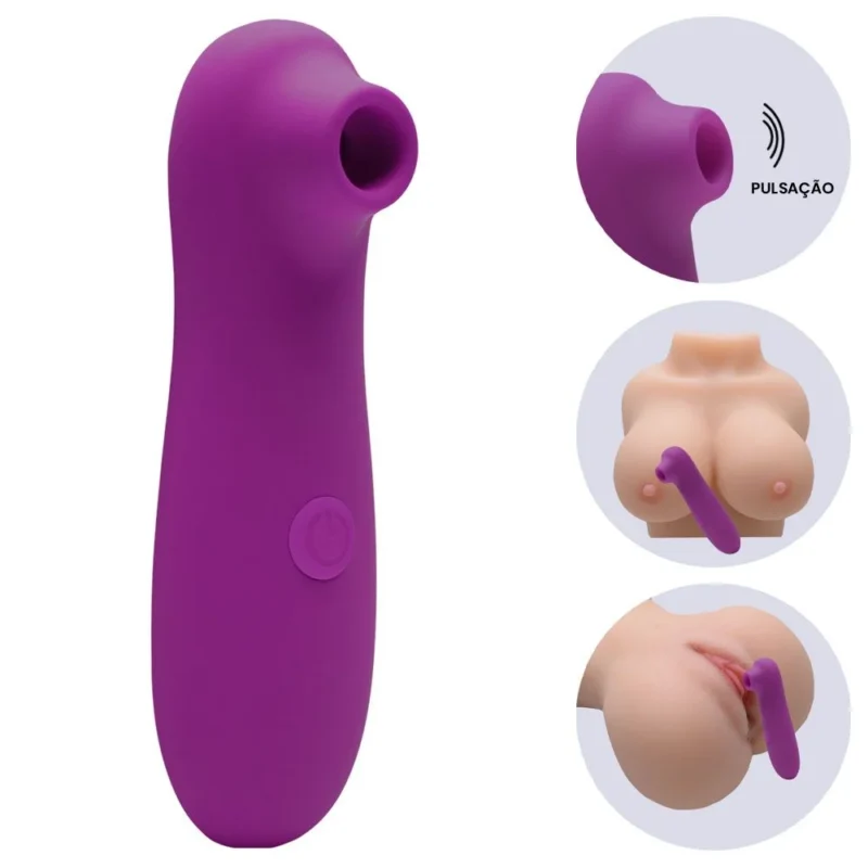 Otávio -vibrador clitoriano com pulsação 10 intensidades (022) pilha