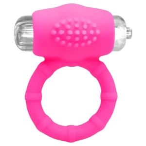 Anel Silicone Flexível Com Vibração (009) ROSA