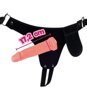 Prótese com Cinta 17,2x4cm Realística – Borracha Maciça Polivinílico