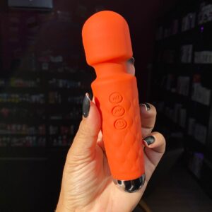 Vibrador varinha mágica com 10 vibração (3122)  Terracota