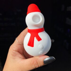 boneco de neve- Vibrador de clitóris com pulsação- 10 intensidades (1224)