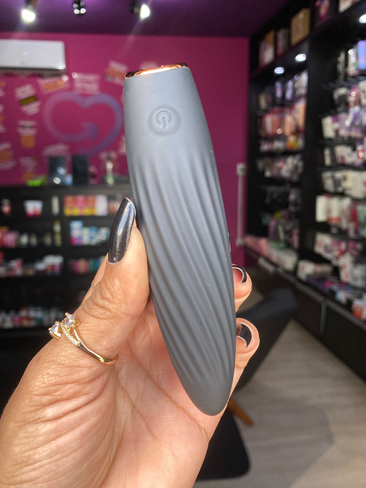 Cápsula v1br4t0r14 aveludada com 8 intensidades (3222) recarregável