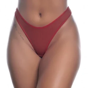 Calcinha Lisa Fio Dental com Lateral Fina (08) tamanho GG