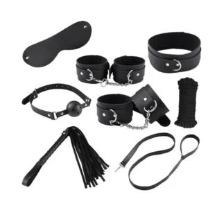 Kit bondage com 8 produtos (1803) preto