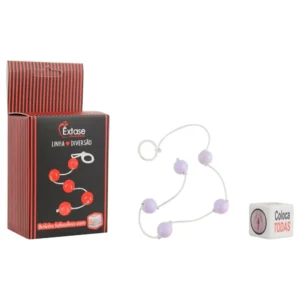 Kit Bolinha Tailandesa P Com Dadinho - lilás