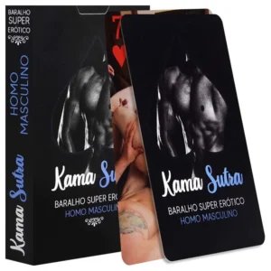 Baralho Kama Sutra Super Erótico Gay 55 Cartas