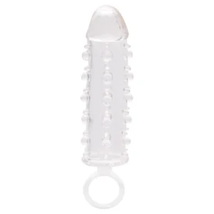 Capa Peniana Estimuladora com anel escrotal (KT821) transparente