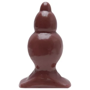 Plug Anal Borracha Maciço 11,5 X 4,8Cm (kt412) marrom