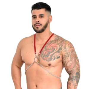 Arreio Harness Sensual Anthony Êxtase (ex207) vermelho