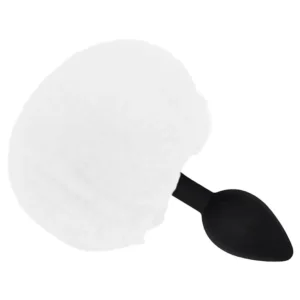 Plug Anal Rabo De Coelho 13,5 X 3,5Cm (8888) branco