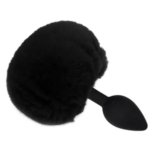 Plug Anal Rabo De Coelho 13,5 X 3,5Cm (8888) preto