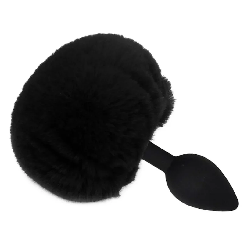 Plug Anal Rabo De Coelho tamanho m (8888) preto