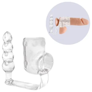 Meia Capa Peniana Com Plug Anal Pretty Love (088)