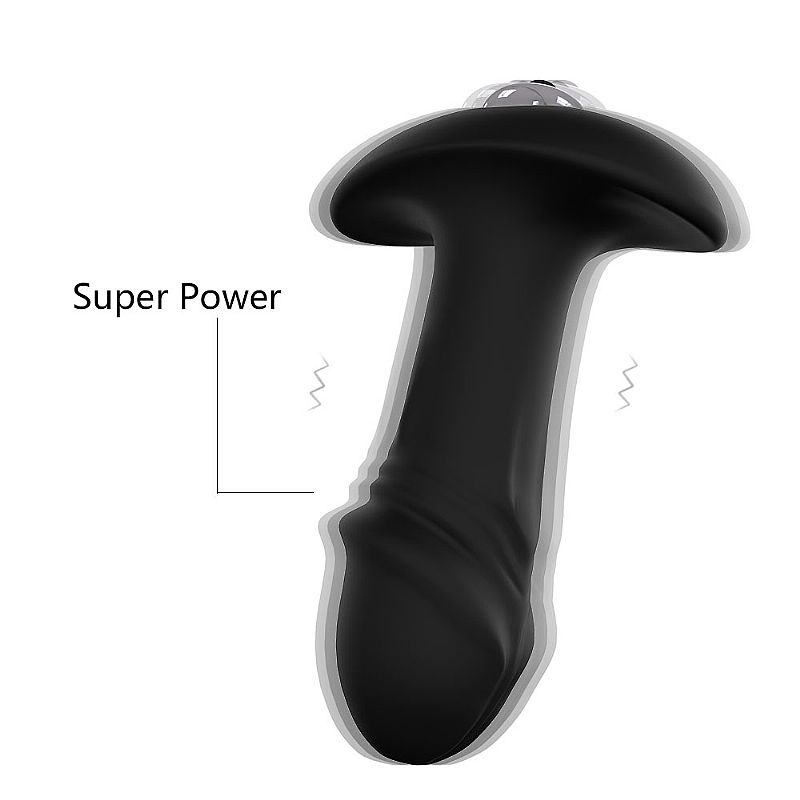 Plug Anal com vibraçao (5583) preto — foto 4
