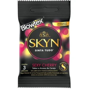 Preservativo blowtex skyn Sexy cherry Com 3 Unidades