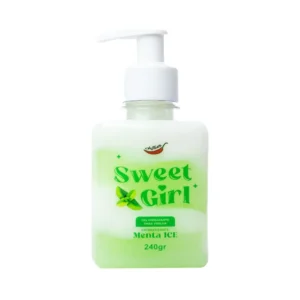 Sweet Girl Gel Hidratante Beijável com Sabor de Fruta (menta ice) 240g Chillies