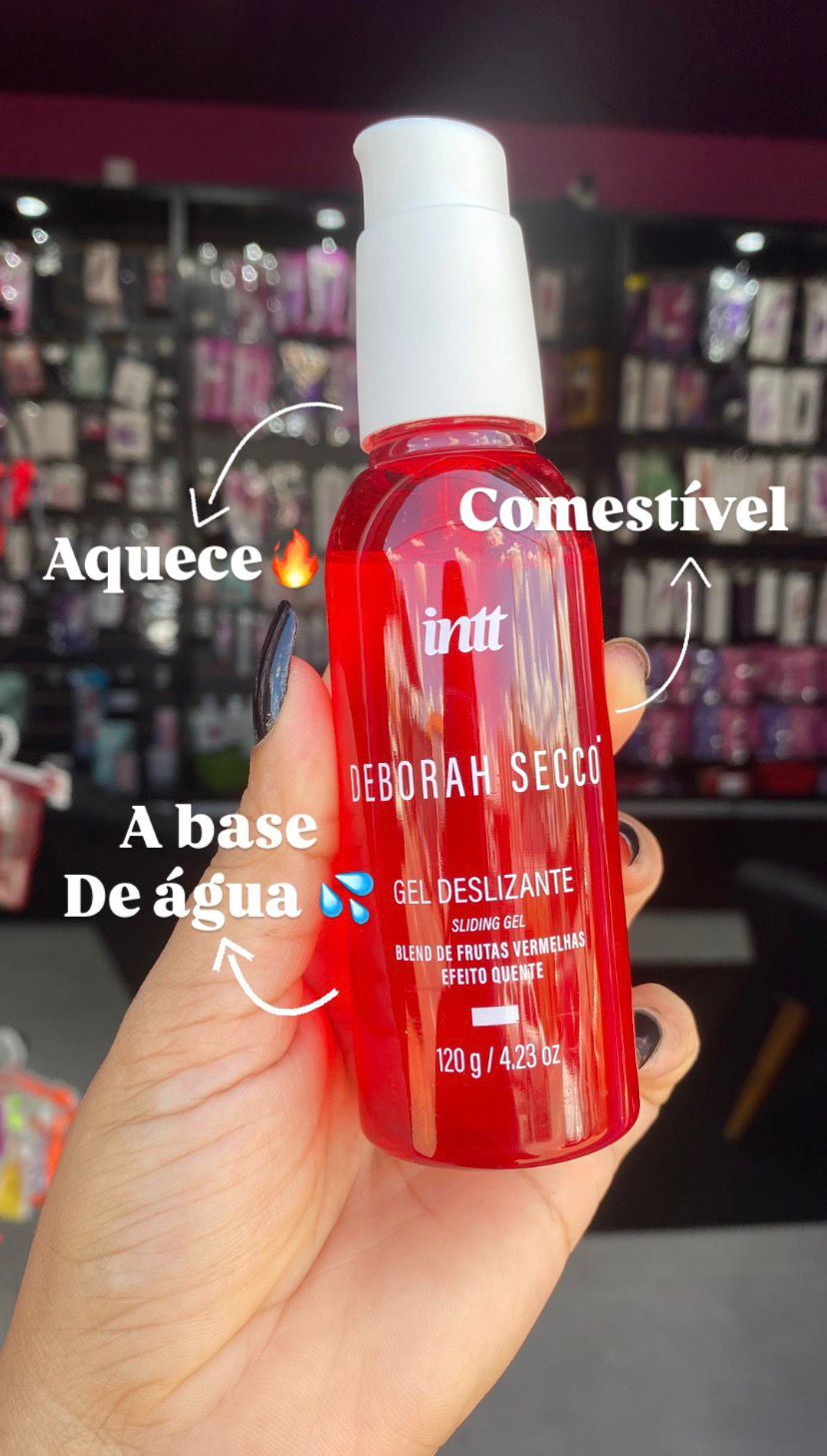 Gel lubrificante íntimo Deborah Secco - 120 g - Intt