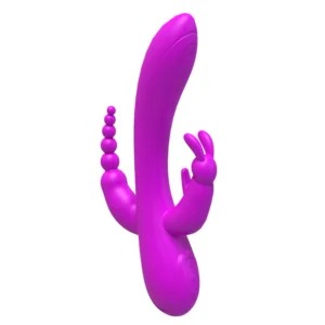 Lorenzo -Vibrador rabitt triplo- 7 intensidades (1230) roxo
