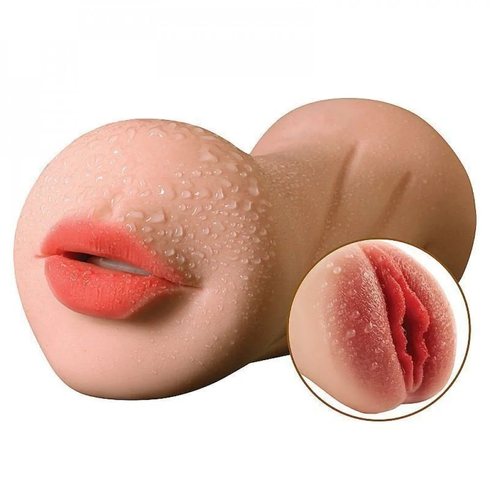 MASTURBADOR DUPLO BOCA E VAGINA PASSION LADY (6524)