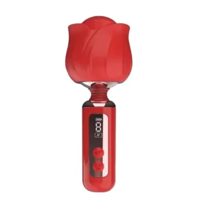 Rosa -vibrador de clitóris com pulsação (56) 9 intensidades