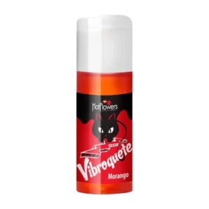 Vibroquete vibrador liquido morango