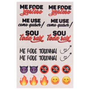 Sou Toda Sua Tatuagem Temporária 10 X 15Cm