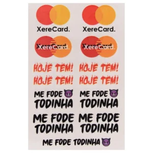 Xerecard Tatuagem Temporária 10 X 15Cm
