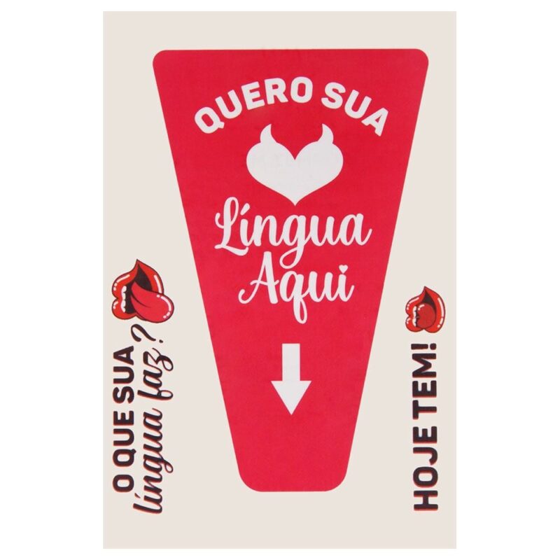 Quero Sua Tatuagem Temporária 10 X 14Cm