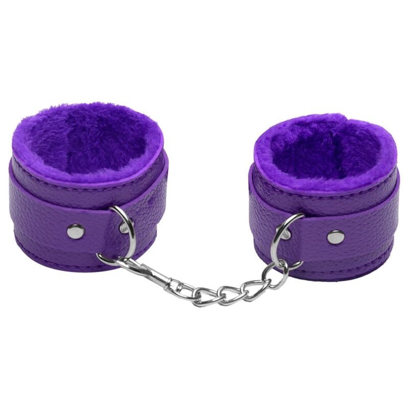 Algemas Em Couro Forro Macio (al004) roxo