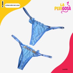 Calcinha personalizável (R28) azul claro