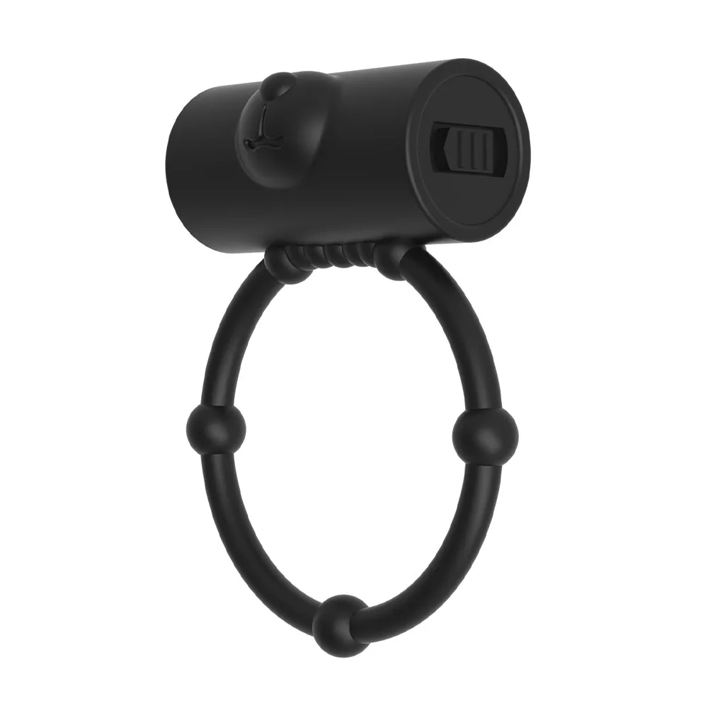 Anel Silicone Flexível com Cápsula Vibratória Urso